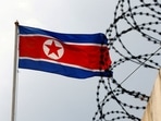 FILE PHOTO: A North Korea flag.