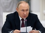 Russian President Vladimir Putin chairs a meeting.(AFP) Russian President Vladimir Putin chairs a meeting.(AFP)