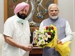 Captain Amarinder Singh with Prime Minister Narendra Modi (Capt. Amarinder Singh Twitter/ANI Photo) (File) Captain Amarinder Singh with Prime Minister Narendra Modi (Capt. Amarinder Singh Twitter/ANI Photo) (File)