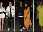 Maheep Kapoor with Sanjay Kapoor, Neha Dhupia with Angad Bedi, and Sonali Bendre(HT Photo/Varinder Chawla) Maheep Kapoor with Sanjay Kapoor, Neha Dhupia with Angad Bedi, and Sonali Bendre(HT Photo/Varinder Chawla)