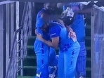Virat Kohli, Rohit Sharma break into wild staircase celebration Virat Kohli, Rohit Sharma break into wild staircase celebration