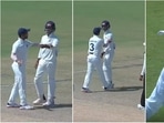 Yashasvi Jaiswal gets sent off by Ajinkya Rahane(Hotstar) Yashasvi Jaiswal gets sent off by Ajinkya Rahane(Hotstar)