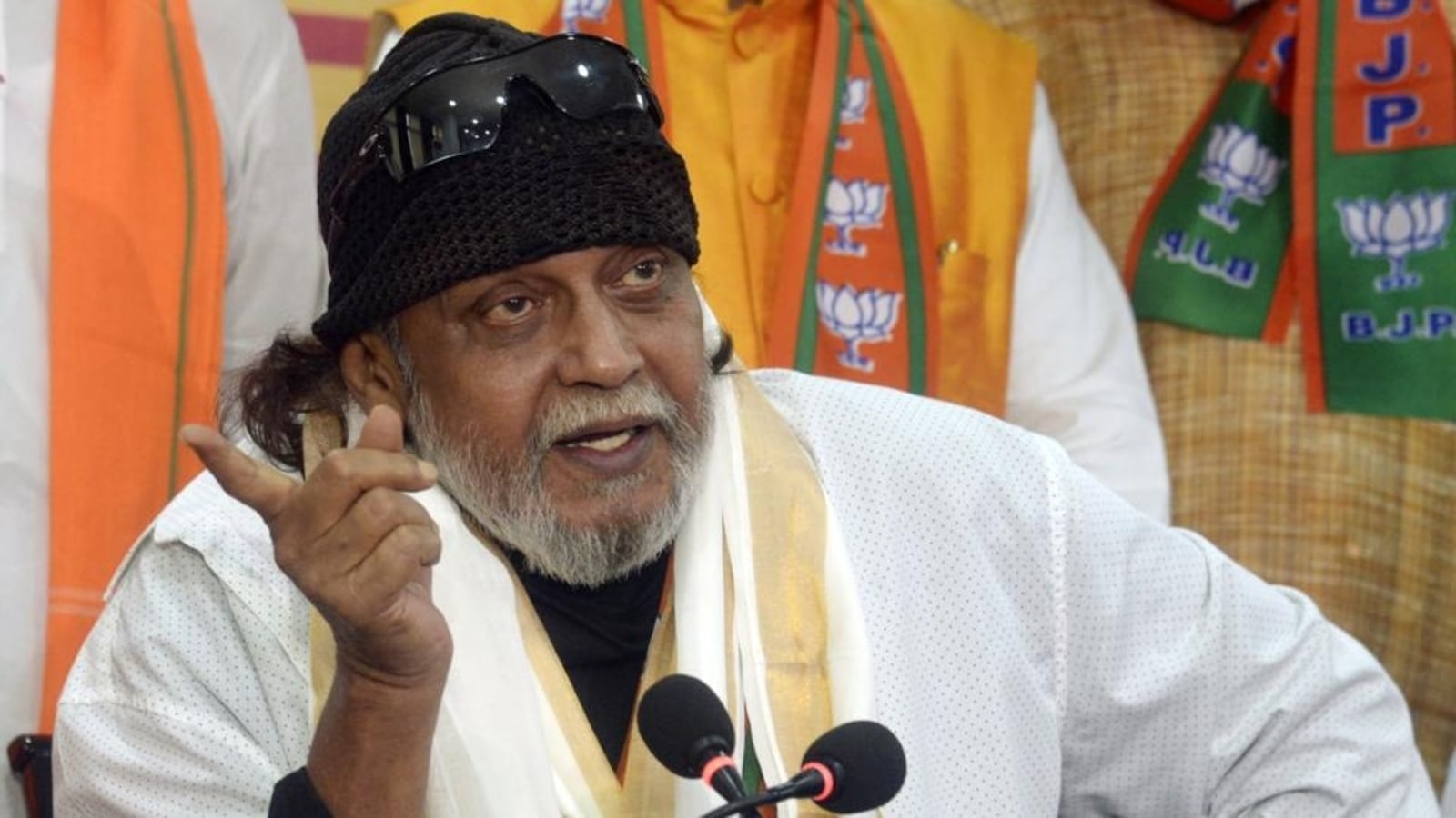 After mysterious sabbatical, Mithun Chakraborty resurfaces in Bengal  politics on BJP side