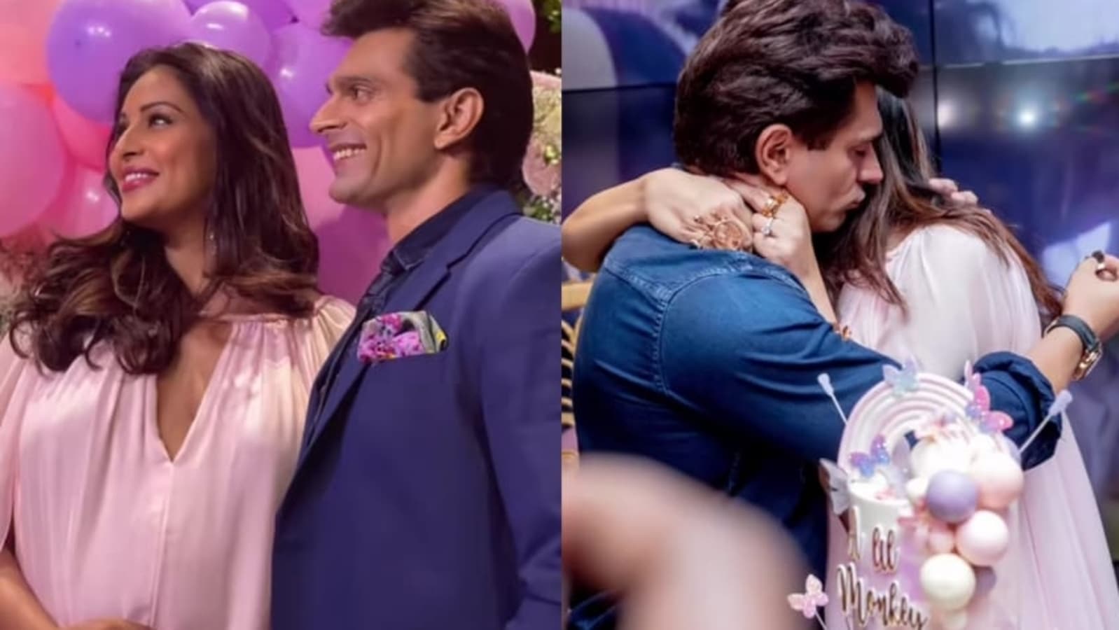 Inside Bipasha Basu and Karan Singh Grover’s pretty, pastel baby shower filled with hugs, kisses, dancing celebs. Watch