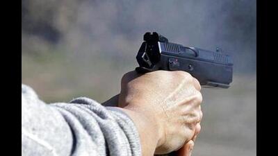 A woman shoots a CZ 9x21caliber pistol at a shooting range in Rome, Italy March 23, 2018. REUTERS/Max Rossi (Agency file photo)