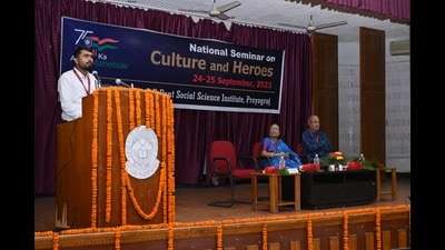 Seminar underway at GBPSSI on Sunday. (HT Photo)