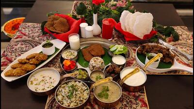 The Navratri platter at Clarks Avadh. (HT Photo) The Navratri platter at Clarks Avadh. (HT Photo)