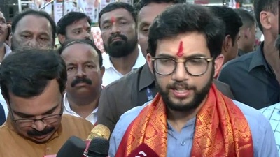 Aaditya Thackeray attacked the government and called the incident a "failure" of law and order in the state. (ANI)