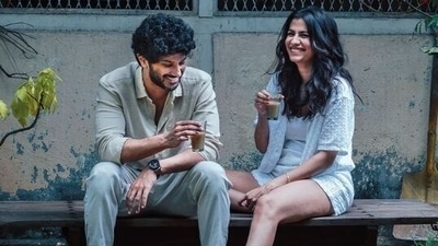 Dulquer Salmaan and Shreya Dhanwanthary in a still from Chup. Dulquer Salmaan and Shreya Dhanwanthary in a still from Chup. 