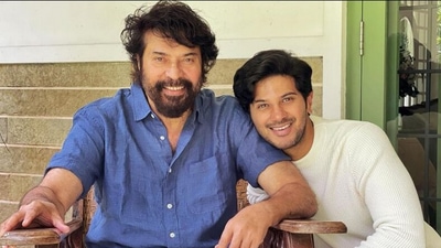 Dulquer Salmaan with his father Mammootty. He said his father did not help him in getting his first paycheck. Dulquer Salmaan with his father Mammootty. He said his father did not help him in getting his first paycheck.