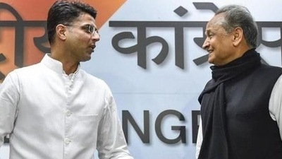 Chief minister Ashok Gehlot (right) and Sachin Pilot will be attending the meeting. (File Photo) Chief minister Ashok Gehlot (right) and Sachin Pilot will be attending the meeting. (File Photo)