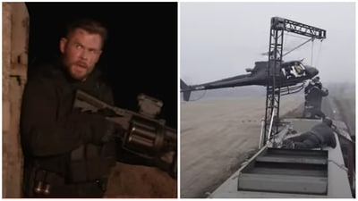 Chris Hemsworth's first look from Extraction 2 out now. Chris Hemsworth's first look from Extraction 2 out now.