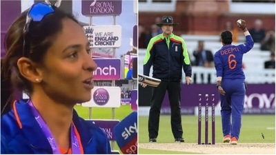 Harmanpreet Kaur; Deepti Sharma (Twitter) Harmanpreet Kaur; Deepti Sharma (Twitter)