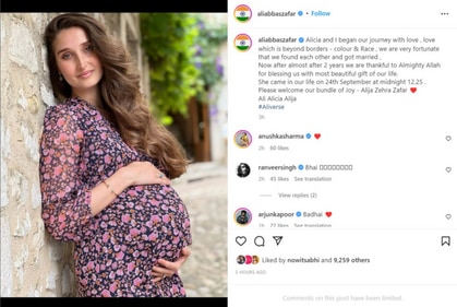 Ali Abbas Zafar and wife Alicia have become parents. Ali Abbas Zafar and wife Alicia have become parents.