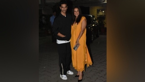 Neha Dhupia at the 60th birthday bash of Chunky Panday (HT Photo/Varinder Chawla) Neha Dhupia at the 60th birthday bash of Chunky Panday (HT Photo/Varinder Chawla)