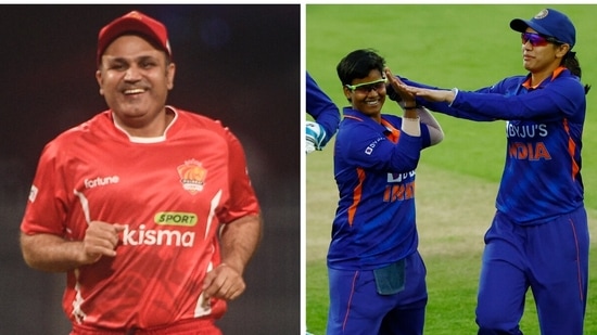 Virender Sehwag has hilariously trolled England cricketers on social media.(PTI - Reuters)