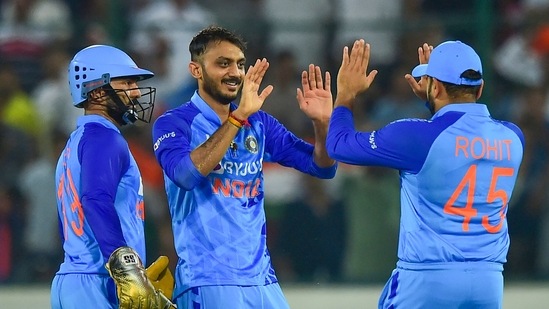 It was Axar Patel who led the way in pulling things back, taking three wickets in his spell. Tim David blazed a half century in the death overs to get Australia to 186/7. (PTI)