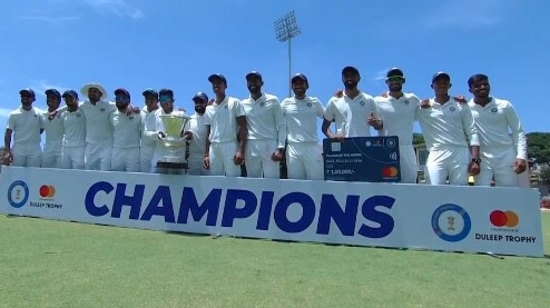 West Zone wins the Duleep Trophy(Twitter/BCCI Domestic)
