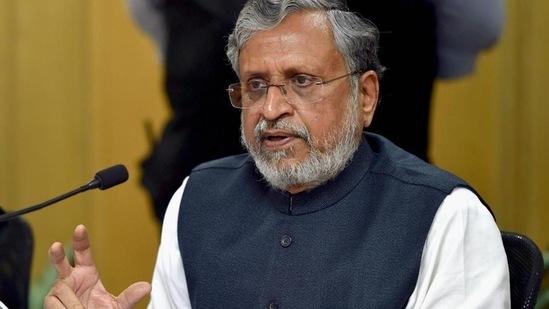 BJP leader Sushil Modi.(PTI File Photo)