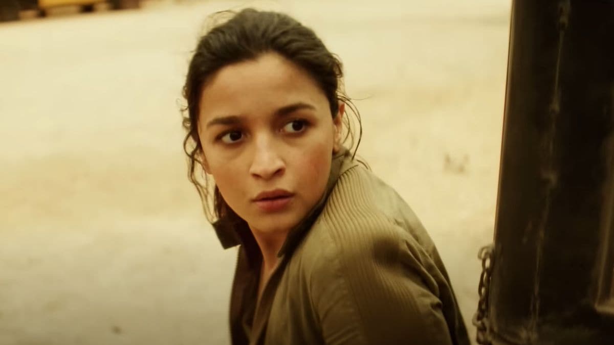 Alia Bhatt's first look from Heart of Stone. Alia Bhatt's first look from Heart of Stone.