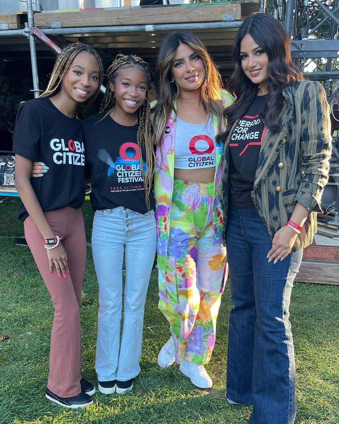 Harnaaz Sandhu shared a photo with Priyanka Chopra on Instagram. Harnaaz Sandhu shared a photo with Priyanka Chopra on Instagram.
