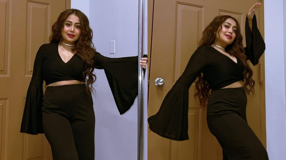Neha Kakkar shared new photos on Instagram on Sunday. Neha Kakkar shared new photos on Instagram on Sunday.