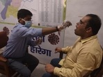 India reports slight dip in Covid cases with 4,129 fresh infections (HT file) India reports slight dip in Covid cases with 4,129 fresh infections (HT file)