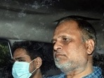 File photo of Delhi minister Satyendar Jain.(ANI) File photo of Delhi minister Satyendar Jain.(ANI)