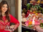 Inside Shilpa Shetty’s Shardiya Navratri puja at home. Inside Shilpa Shetty’s Shardiya Navratri puja at home.
