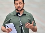 Russia-Ukraine War: Ukrainian President Volodymyr Zelensky speaks.(AFP) Russia-Ukraine War: Ukrainian President Volodymyr Zelensky speaks.(AFP)