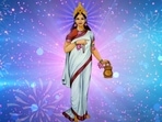 Devotees of Maa Durga worship Maa Brahmacharini on the second day of Navratri. (Pinterest) Devotees of Maa Durga worship Maa Brahmacharini on the second day of Navratri. (Pinterest)