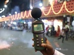 Noise pollution levels in during the festive season are usually well above safe levels. (HT Archive) Noise pollution levels in during the festive season are usually well above safe levels. (HT Archive)