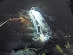 The mangled remains of the Tempo Traveller that met with an accident at Banjar on the Aut-Luhri highway in Kullu district on Sunday night. (PTI) The mangled remains of the Tempo Traveller that met with an accident at Banjar on the Aut-Luhri highway in Kullu district on Sunday night. (PTI)