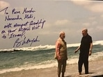Modi-Netanyahu's ‘bromance’ in famous beach pic(ANI) Modi-Netanyahu's ‘bromance’ in famous beach pic(ANI)