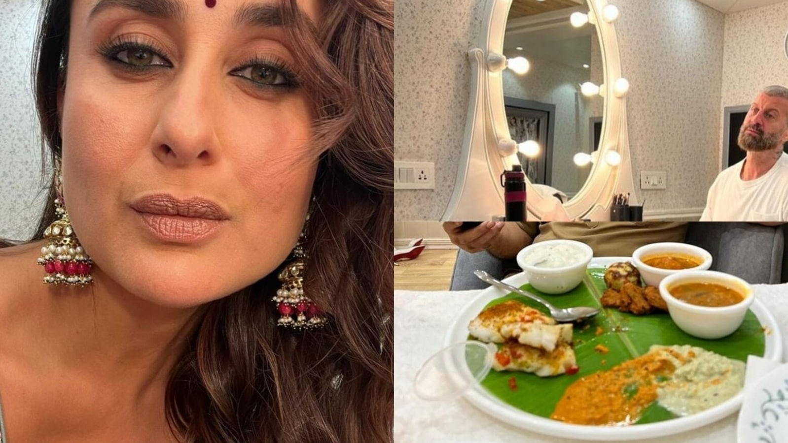 Hardcor Xxx Kareena Videos - Kareena Kapoor and team feast on South Indian lunch inside her vanity |  Bollywood - Hindustan Times