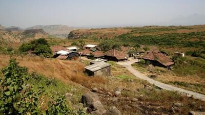 Located at a height of 160-260 metres above mean sea level, the Kharghar Hill Plateau is an expansive rocky outcrop that feeds many of the scenic waterfalls and waterbodies (HT Photo) Located at a height of 160-260 metres above mean sea level, the Kharghar Hill Plateau is an expansive rocky outcrop that feeds many of the scenic waterfalls and waterbodies (HT Photo)