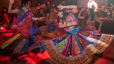 Garba is traditionally performed by women in a circle around a 'garbha deep' which is a clay lantern with a light inside. This symbolises the body within whom divinity (in the form of the Goddess or Devi) resides. (HT Photo/Satish Bate) Garba is traditionally performed by women in a circle around a 'garbha deep' which is a clay lantern with a light inside. This symbolises the body within whom divinity (in the form of the Goddess or Devi) resides. (HT Photo/Satish Bate)