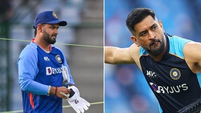 Rishabh Pant and MS Dhoni (PTI | Getty Images) Rishabh Pant and MS Dhoni (PTI | Getty Images)