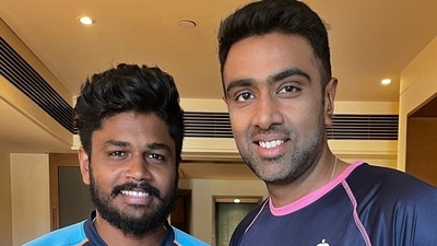 Sanju Samson and Ravichandran Ashwin (R) (Twitter)