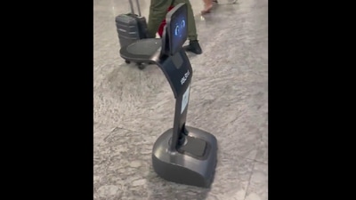 A total of 10 robots were deployed at the Kempegowda International Airport in the month of June. A total of 10 robots were deployed at the Kempegowda International Airport in the month of June.