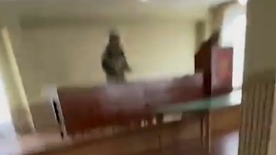 Russia-Ukraine War: The gunman is seen identifying himself to police officers in a video.