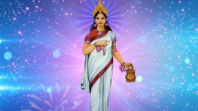 Devotees of Maa Durga worship Maa Brahmacharini on the second day of Navratri. (Pinterest) Devotees of Maa Durga worship Maa Brahmacharini on the second day of Navratri. (Pinterest)