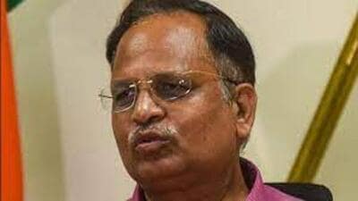 The case against Satyendar Jain is based on a 2017 CBI FIR. Jain is a minister in the the Aam Aadmi Party (AAP) government in Delhi. (HT Photo)