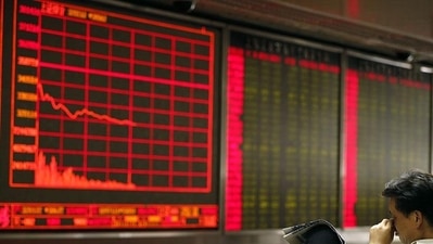 In four days, the BSE benchmark has slumped 2,574.52 points or 4.31 per cent.