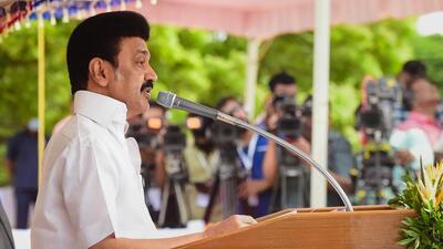 Tamil Nadu chief minister MK Stalin on Monday urged his party members not to give scope for ‘venomous political forces’ to gain a foothold in the state but attend to people’s work for which the DMK was elected. (PTI) Tamil Nadu chief minister MK Stalin on Monday urged his party members not to give scope for ‘venomous political forces’ to gain a foothold in the state but attend to people’s work for which the DMK was elected. (PTI)