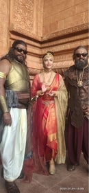 Aishwarya Rai on sets of Ponniyin Selvan I. Aishwarya Rai on sets of Ponniyin Selvan I. 