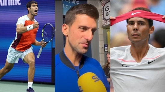 Carlos Alcaraz; Novak Djokovic; Rafael Nadal
