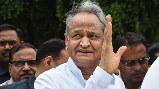 Rajasthan chief minister Ashok Gehlot. (PTI Photo)