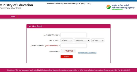 CUET PG Result 2022 Live: NTA CUET PG result out at cuet.nta.nic.in, direct link