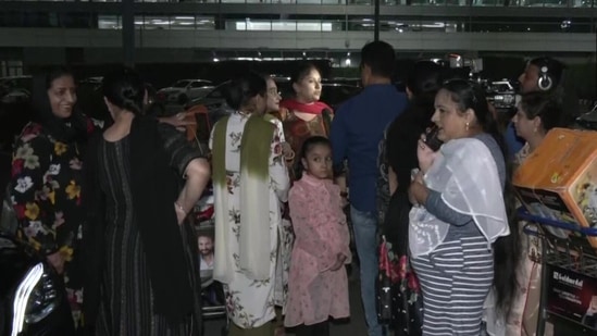 Fifty-five Afghan Sikhs arrived in a special flight which landed at Delhi airport Sunday, as a part of the government's efforts to evacuate the distressed minorities in the Taliban-led nation.(ANI)